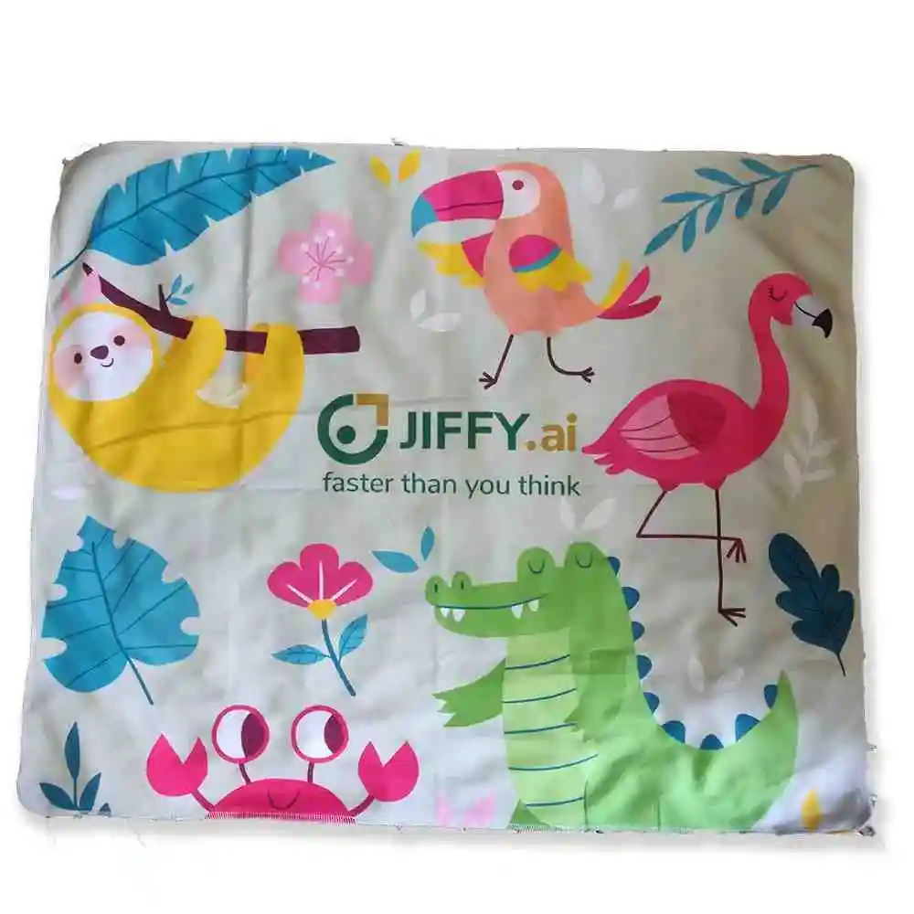 Animal Theme Stroller Blanket